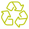 Amigable con el medioambiente, 100% reciclable